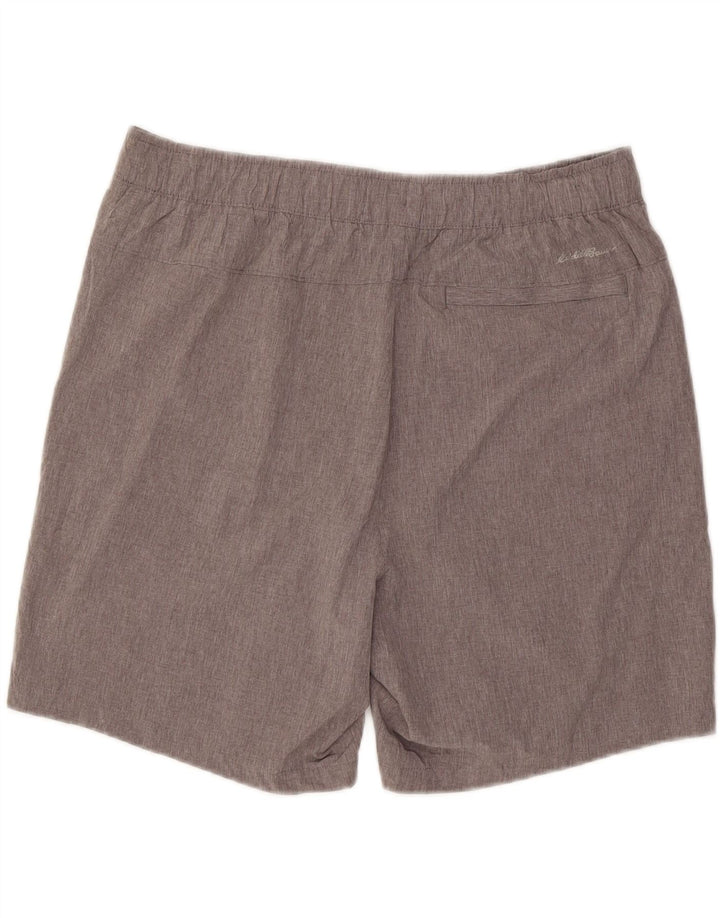 EDDIE BAUER Mens Casual Shorts XL Grey Polyester Vintage Eddie Bauer and Second-Hand Eddie Bauer from Messina Hembry 