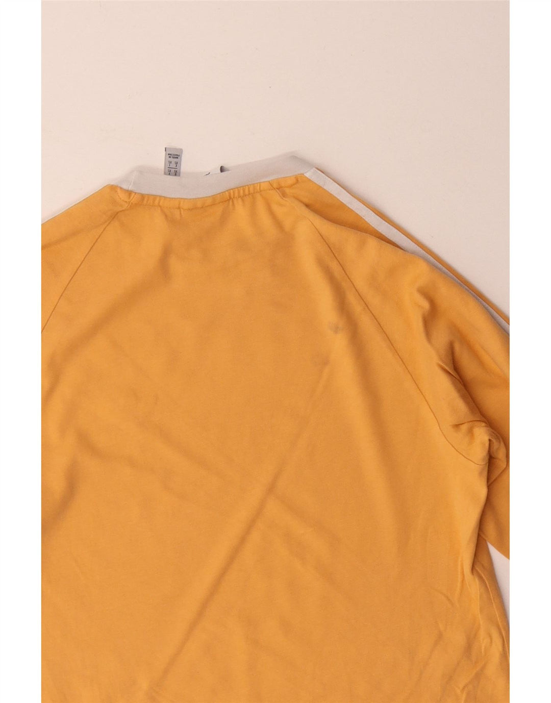 Adidas Herren Top Langarm XS Gelb Baumwolle