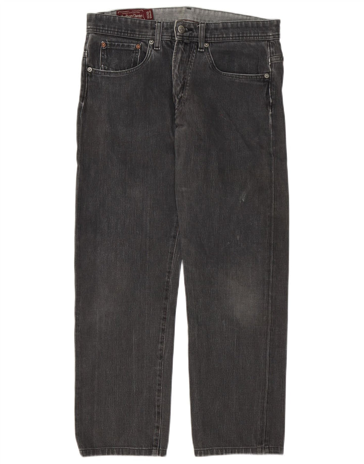 Marlboro Classics Herren-Loose-Jeans W31 L28 Graue Baumwolle