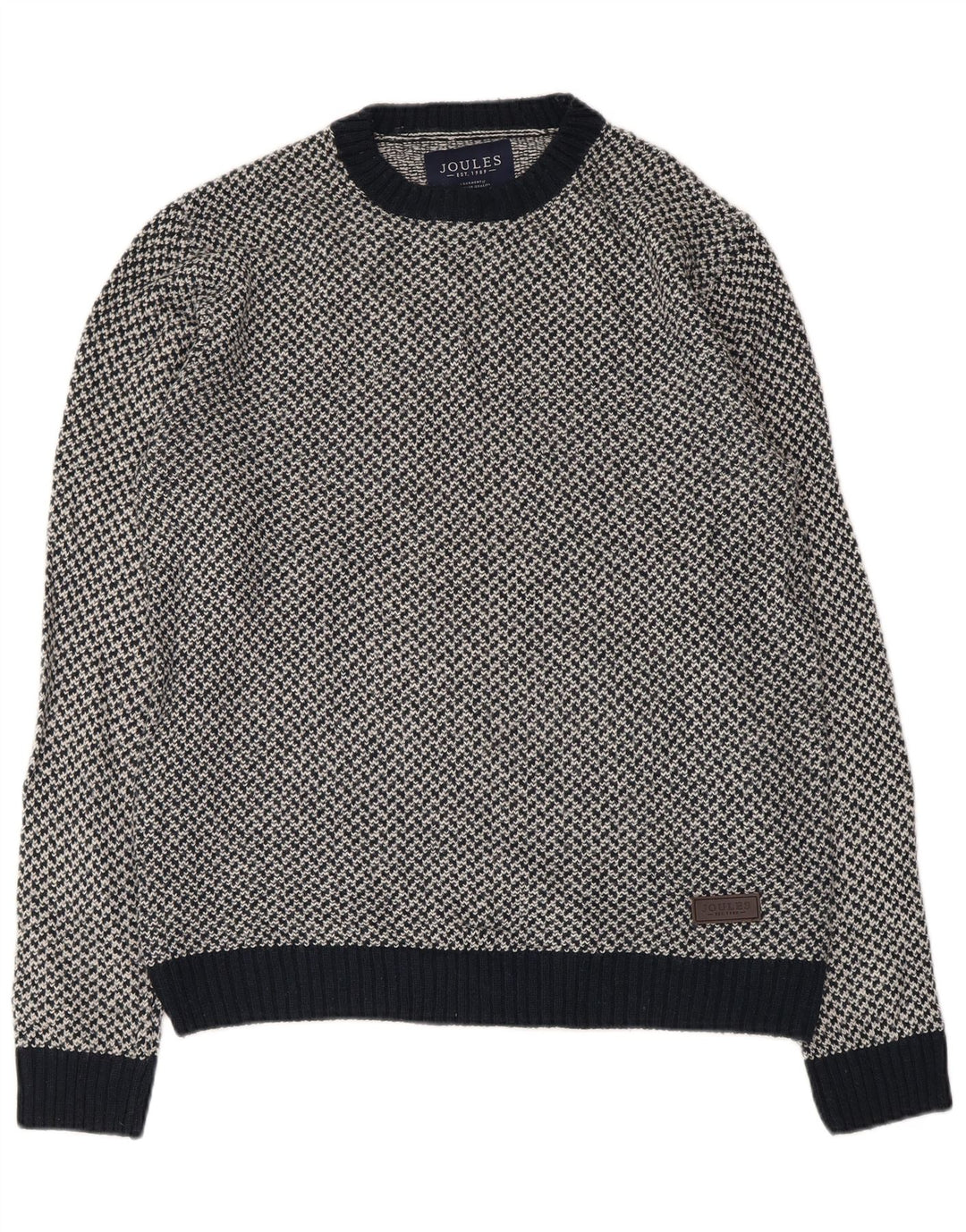 Joules Herren-Pullover mit Rundhalsausschnitt, Mittelblau, Acryl