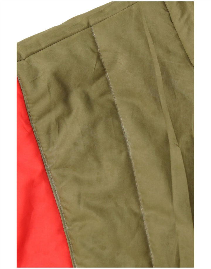 Carrera Herren Wattierte Weste UK 40 Large Khaki Colourblock Polyester