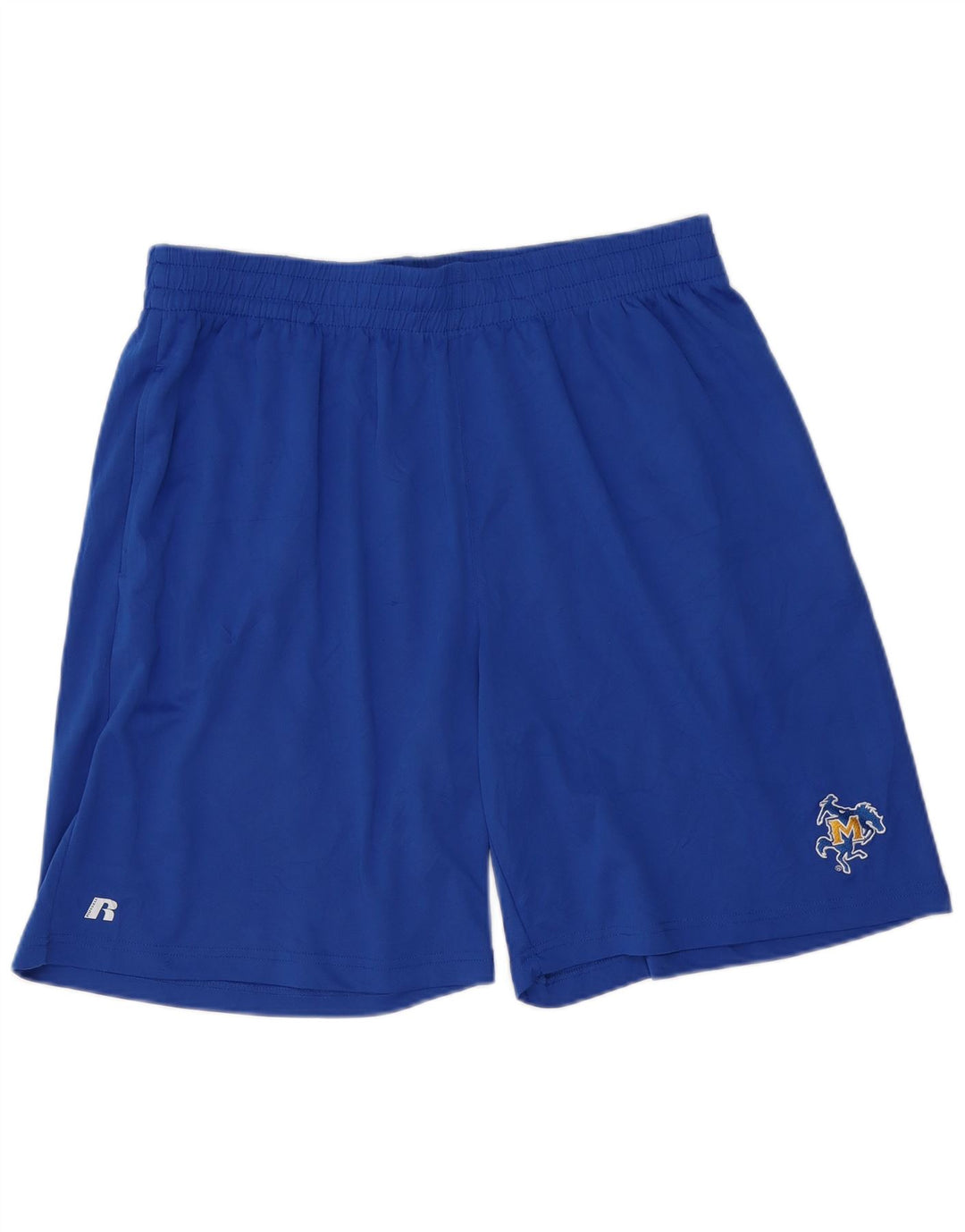 RUSSELL ATHLETIC Herren Sportshorts 2XL Blau Polyester