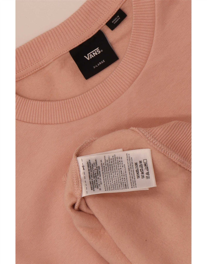 Vans Herren Sweatshirt Pullover XL Rosa Baumwolle