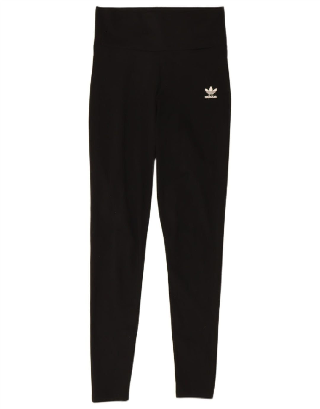 ADIDAS Womens Leggings UK 10 Small  Black Polyester