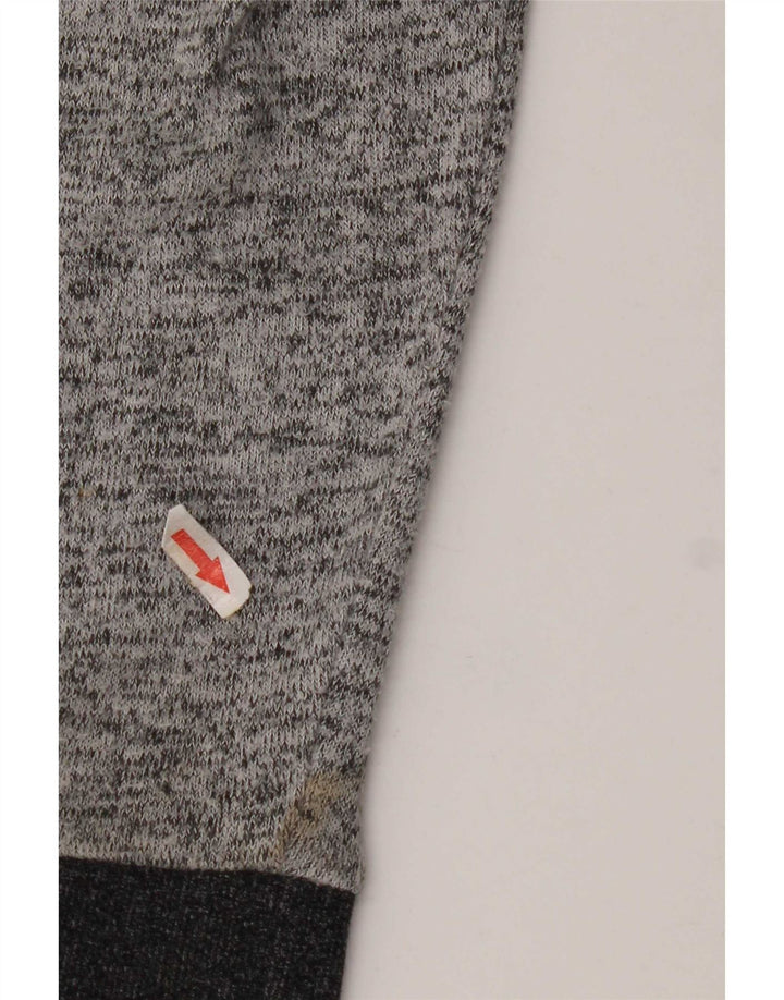 Topshop Damen-Pullover mit Rundhalsausschnitt, Gr. 12, Mittelgrau meliert