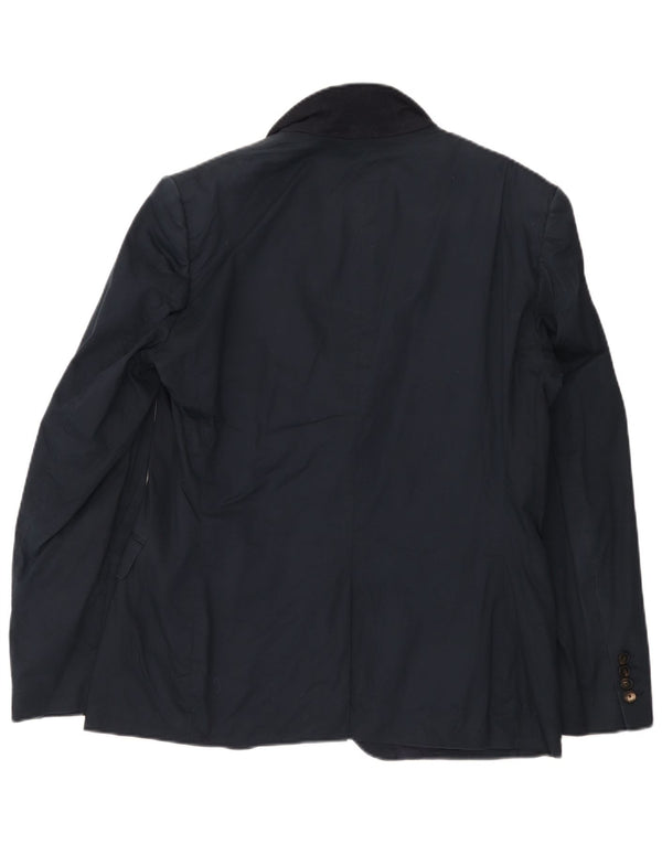 Reiss Herren-Blazer mit 2 Knöpfen, UK 42, XL, Marineblau, Baumwolle