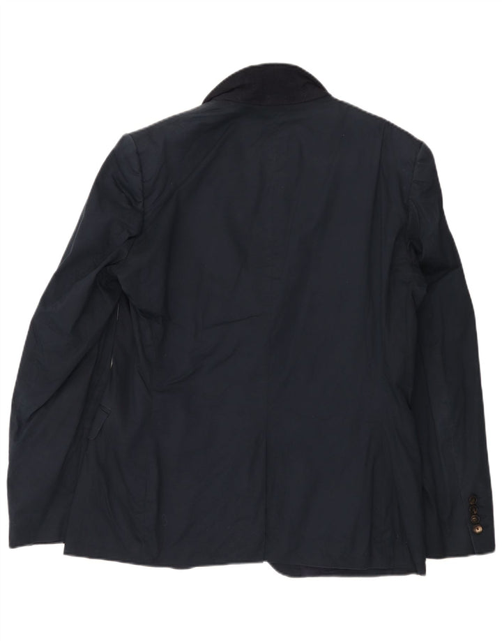 Reiss Herren-Blazer mit 2 Knöpfen, UK 42, XL, Marineblau, Baumwolle