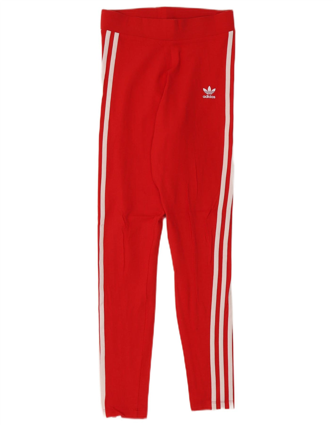 Adidas Damen Leggings UK 10 Small Rote Baumwolle