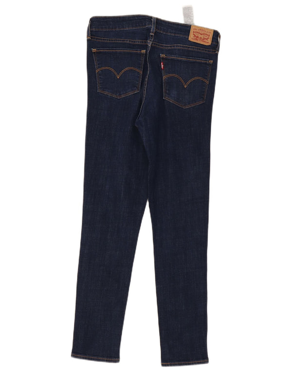 Levi's Damen 711 Skinny Jeans W29 L28 Marineblaue Baumwolle