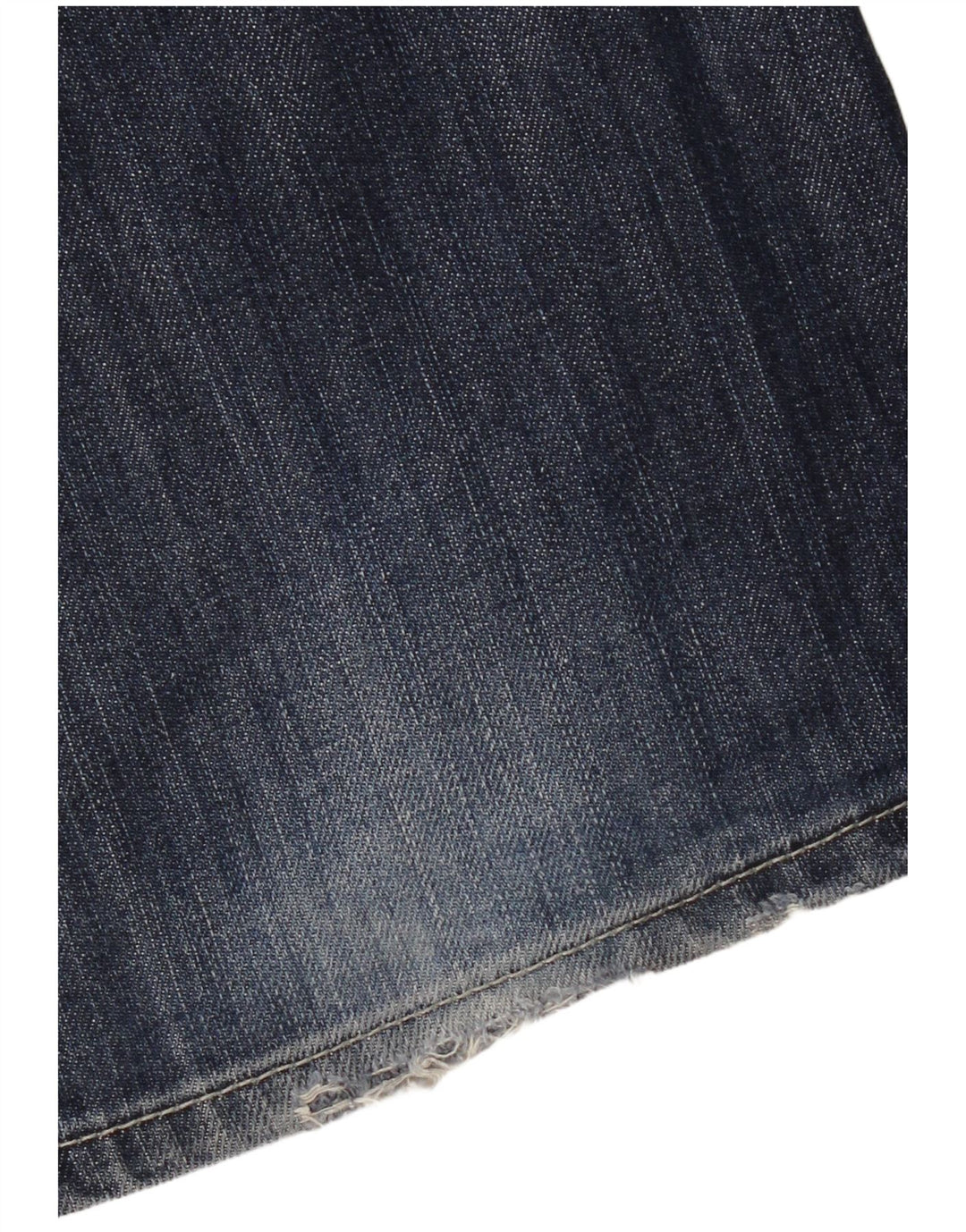 Mustang Damen Bootcut Jeans W35 L32 Marineblaue Baumwolle