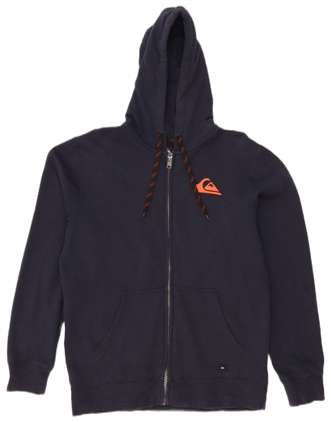 QUIKSILVER Herren-Kapuzenpullover mit Reißverschluss, groß, marineblaue Baumwolle