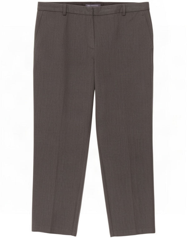 Marks & Spencer Damen Gerade Freizeithose UK 16 Large W38 L30 Grau