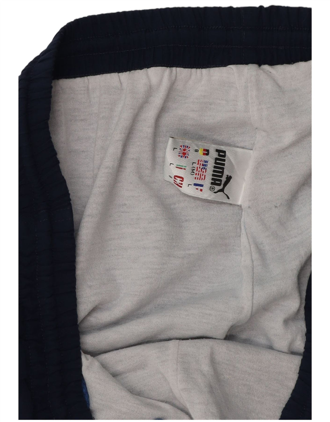 PUMA Herren-Trainingshose, Jogginghose, groß, Marineblau, Farbblock