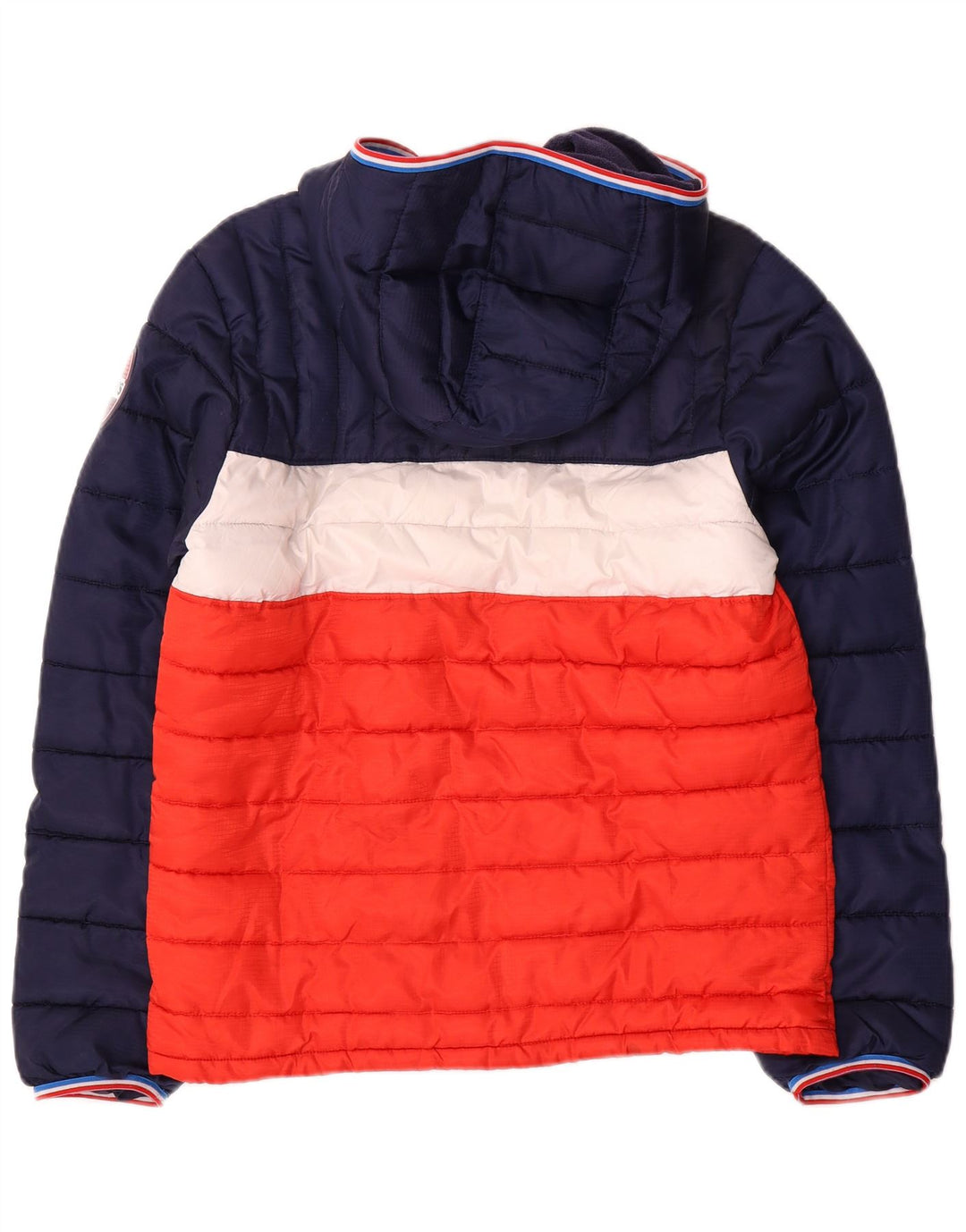 Levi's Wattierte Jacke mit Kapuze für Jungen, 15–16 Jahre, Marineblau, Farbblock