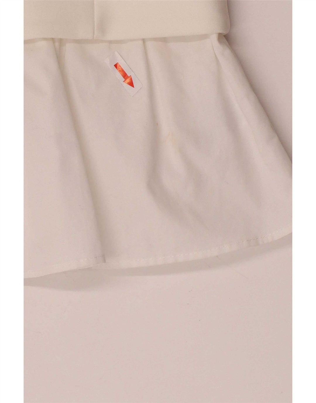 Zara Damen Cami Top UK 12 Mittelweißes Colourblock-Polyester