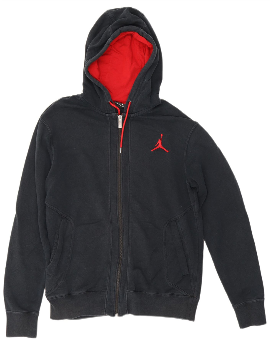 Jordan Herren-Kapuzenpullover mit Reißverschluss, mittlere marineblaue Baumwolle