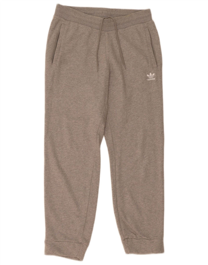 Adidas Herren Trainingshose Jogger Große graue Baumwolle