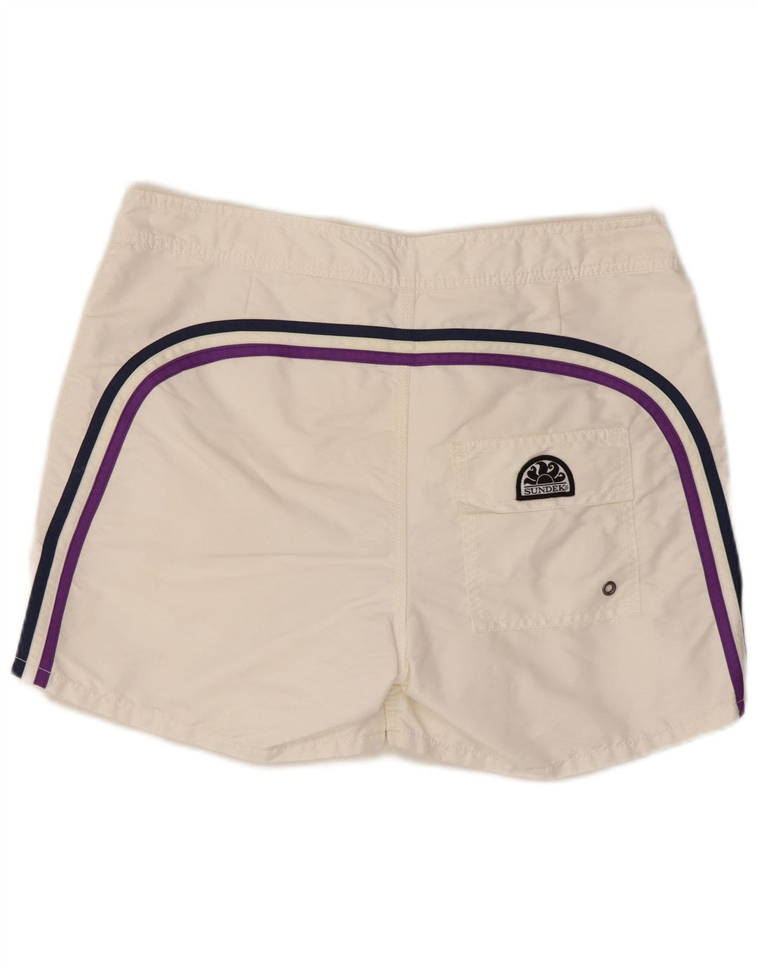 Sundek Herren-Badeshorts, groß, aus weißem Polyester