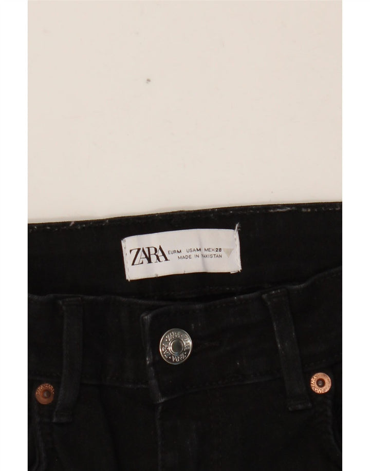 Zara Damen Skinny Jeans Medium W28 L26 Schwarz