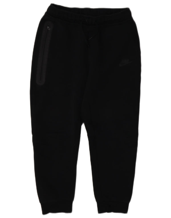 Nike Jungen-Trainingshose, Jogginghose, 12–13 Jahre, Größe L, Schwarz, Baumwolle