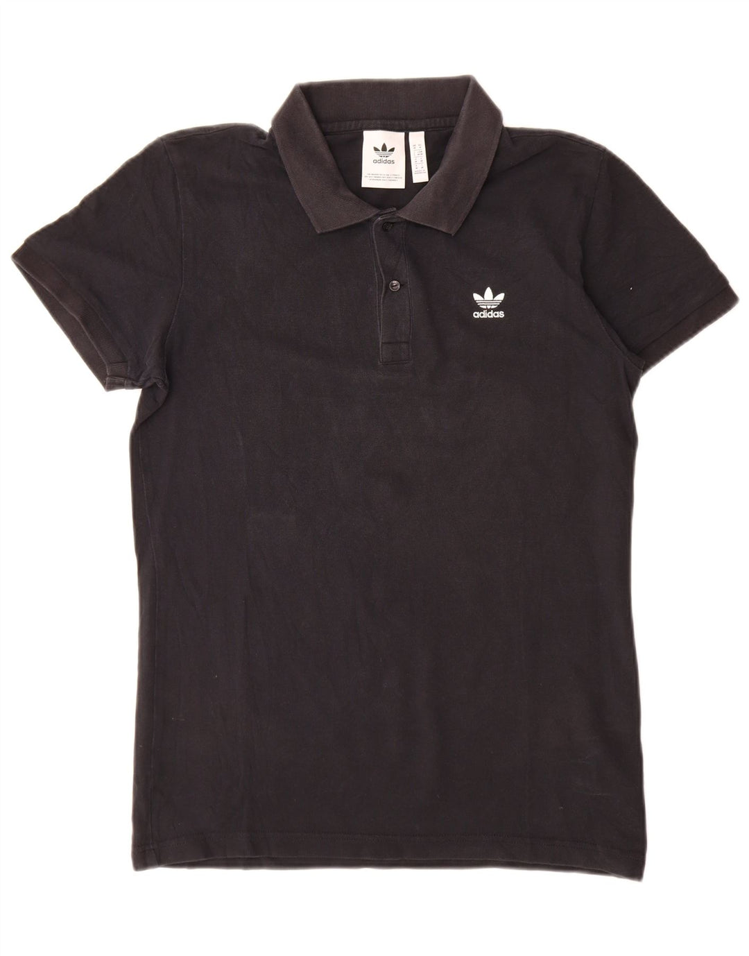 Adidas Herren Poloshirt Medium Schwarz Baumwolle