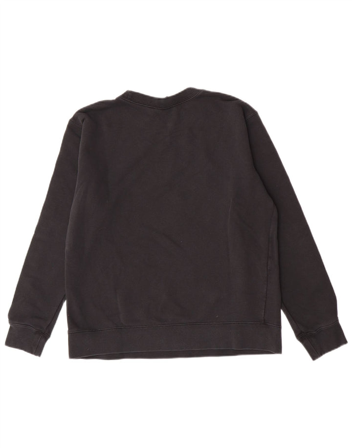 Nike Womens Graphic Oversized Sweatshirt Pullover UK 10 Small Schwarz