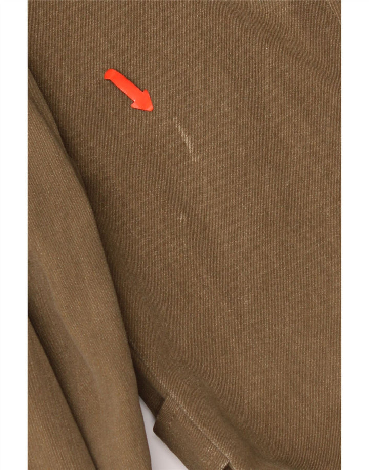 Les Copains Herren-Dufflecoat mit Kapuze, IT 50, große braune Wolle