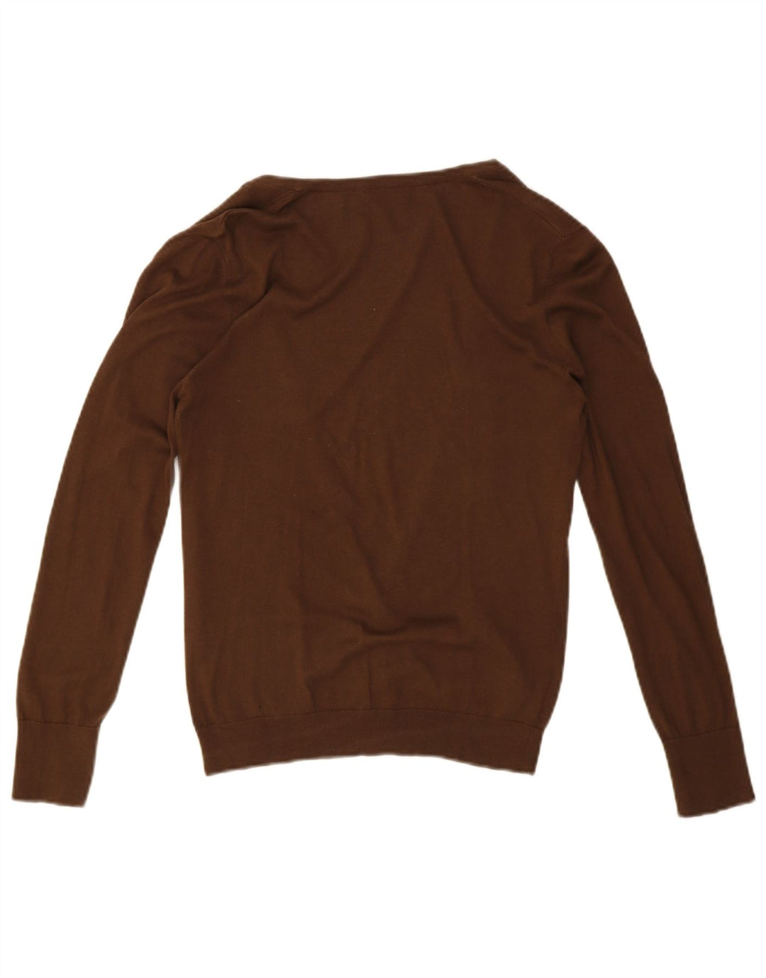 Massimo Dutti Damen Strickjacke UK 12 Mittelbraun