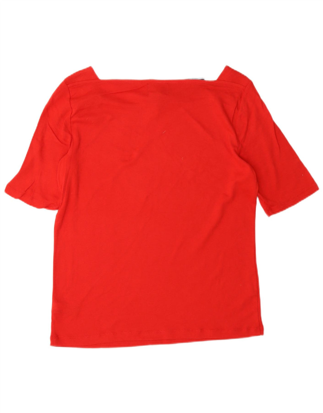 Chaps Damen Classics Bluse Top UK 16 Große rote Baumwolle