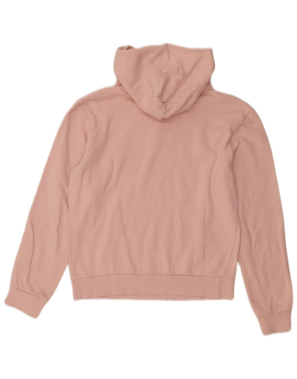 Americanino Womens Graphic Oversized Hoodie Pullover UK 10 Small Rosa Baumwolle