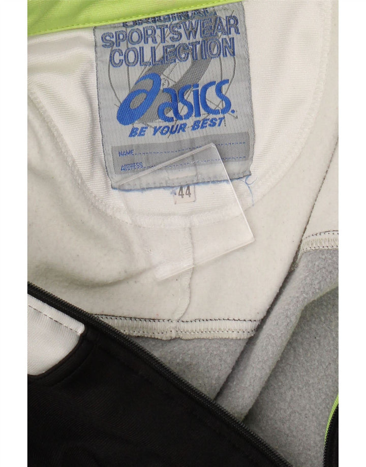 Asics Herren-Trainingsanzug mit grafischem Oberteil, IT-Größe 44, XS, Schwarz, Farbblock