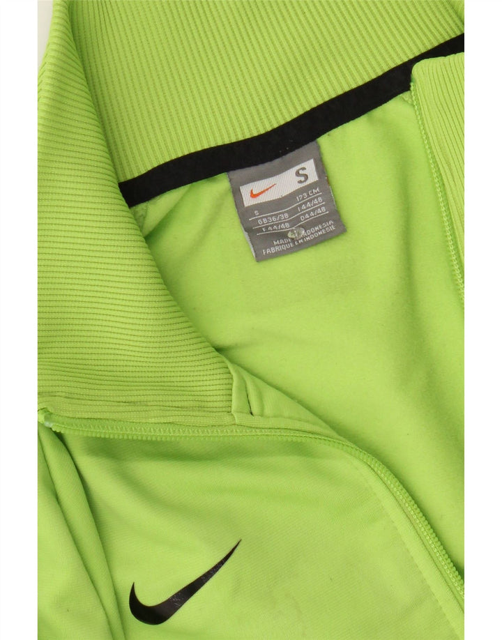 NIKE Mens Tracksuit Top Jacket UK 36/38 Small Green Polyester Vintage Nike and Second-Hand Nike from Messina Hembry 