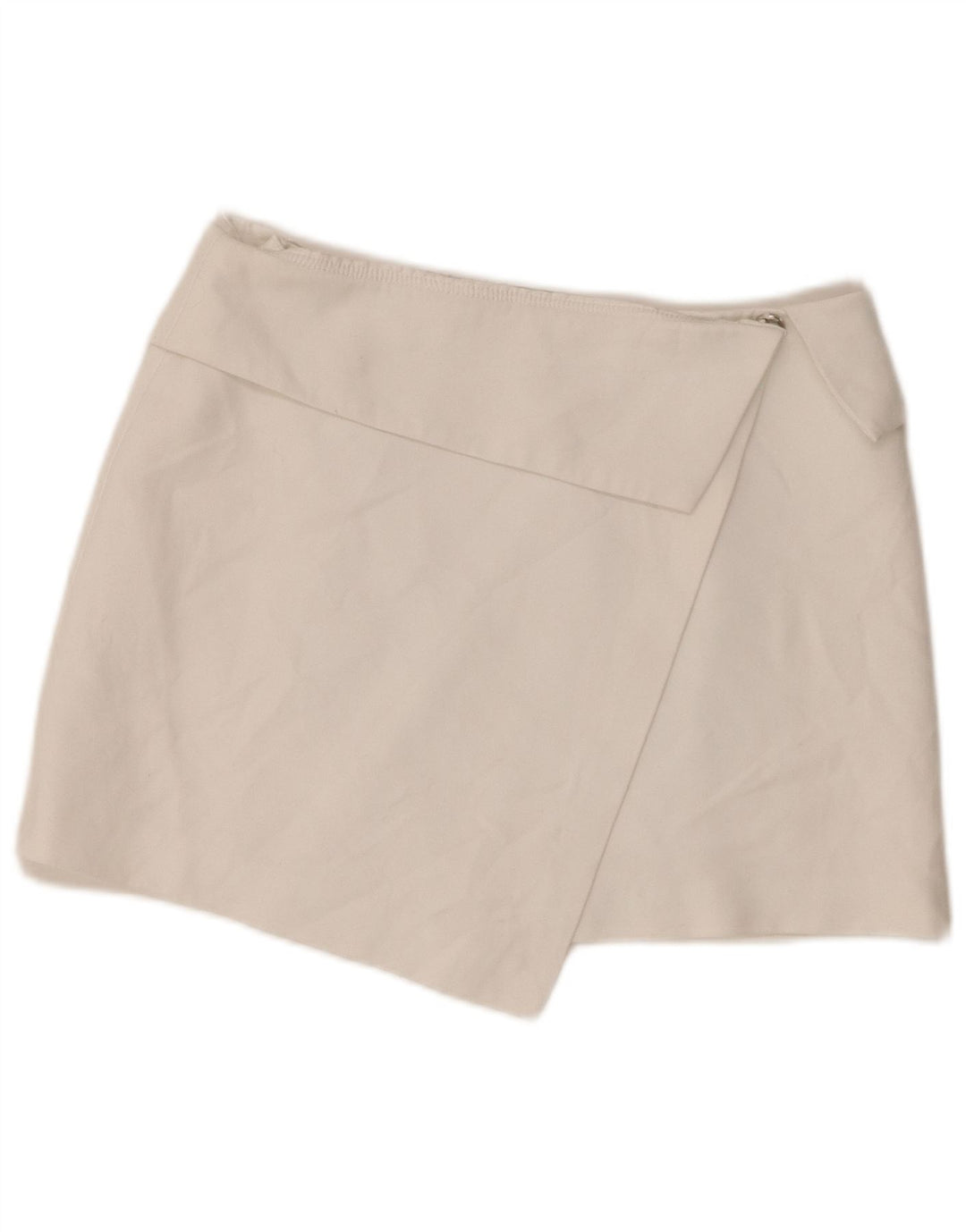 Zara Damen Mini-Wickelrock Medium W28 Weiß
