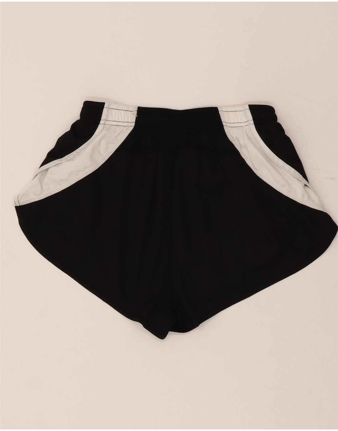 ASICS Damen Badeshorts UK 14 Large Schwarz Colourblock Polyester