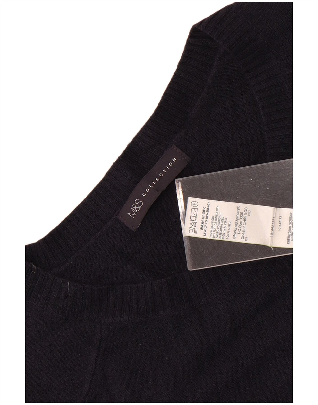 Marks & Spencer Damen-Pullover mit U-Boot-Ausschnitt, Gr. 12, mittleres Marineblau