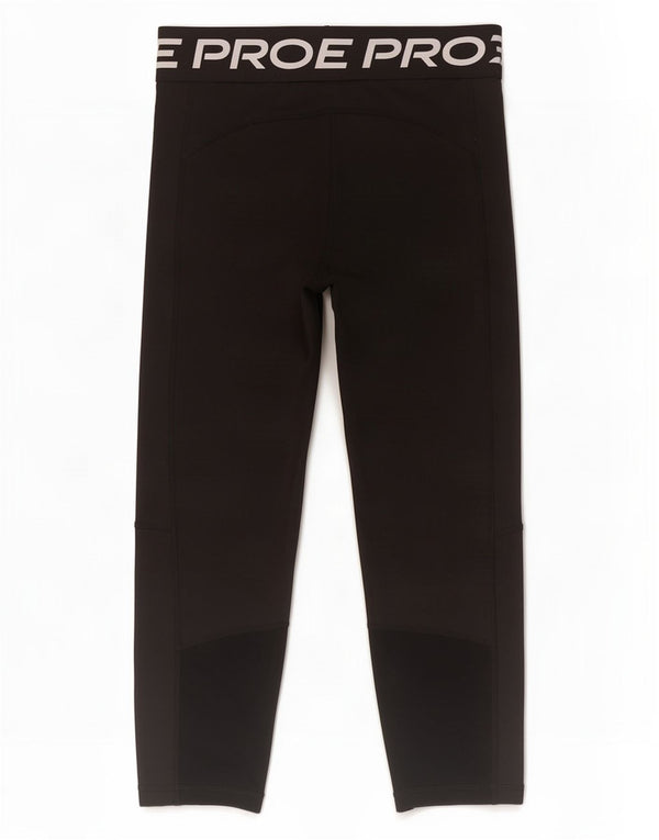 Nike Mädchen-Grafik-Leggings, 13–14 Jahre, XL, schwarzes Polyester