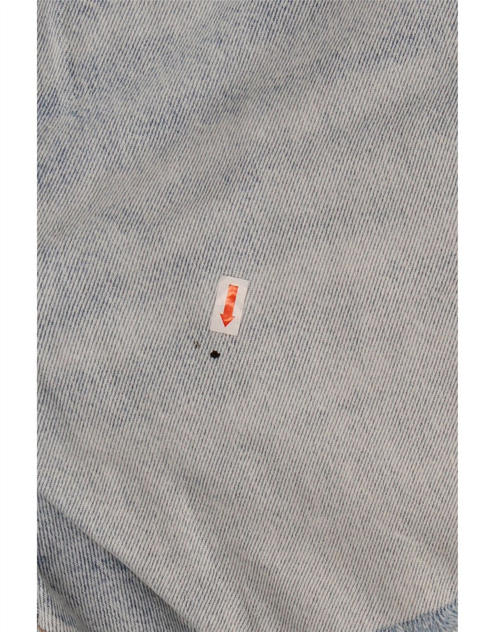 ZARA Damen Jeansshorts EU 46 2XL W36 Blau