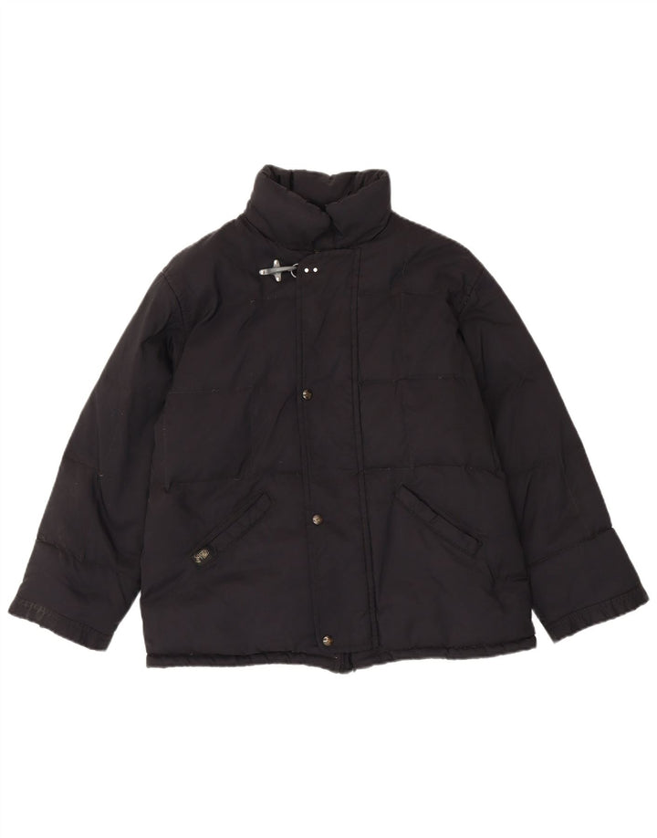 Fay Damen Wattierte Jacke UK 16 Large Schwarz