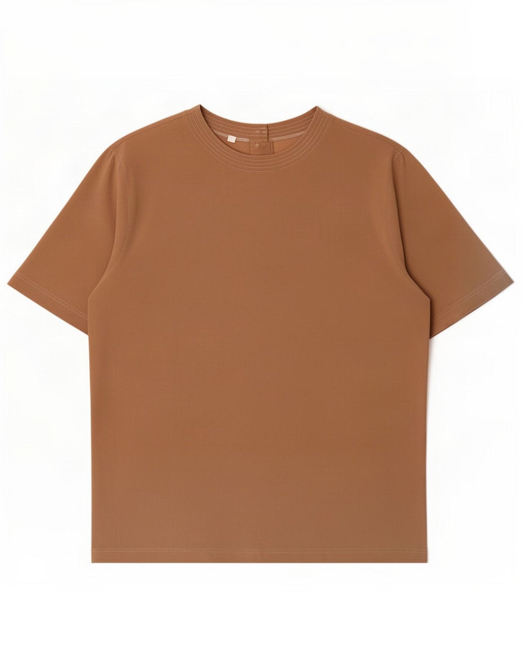 Vintage Damen Bluse Top IT 44 Mittelbraune Seide