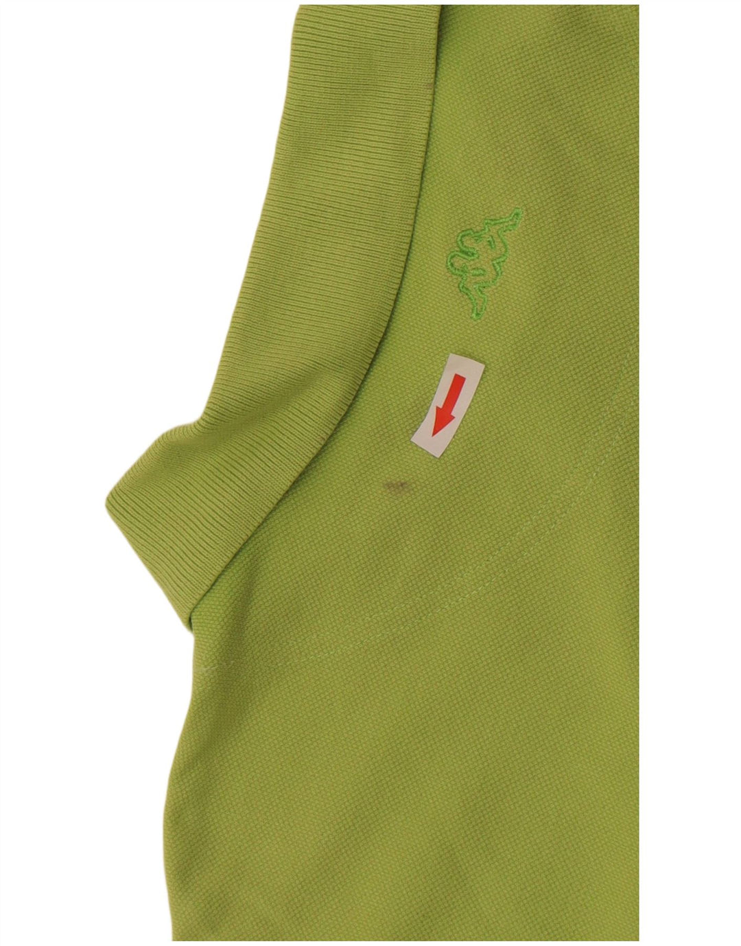 Kappa Herren-Poloshirt, groß, grüne Baumwolle