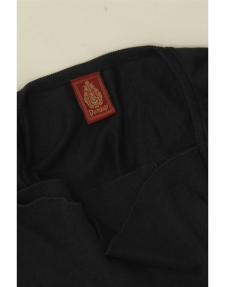 Dondup Damen-Pullover mit V-Ausschnitt, Gr. 10, Größe S, Schwarz