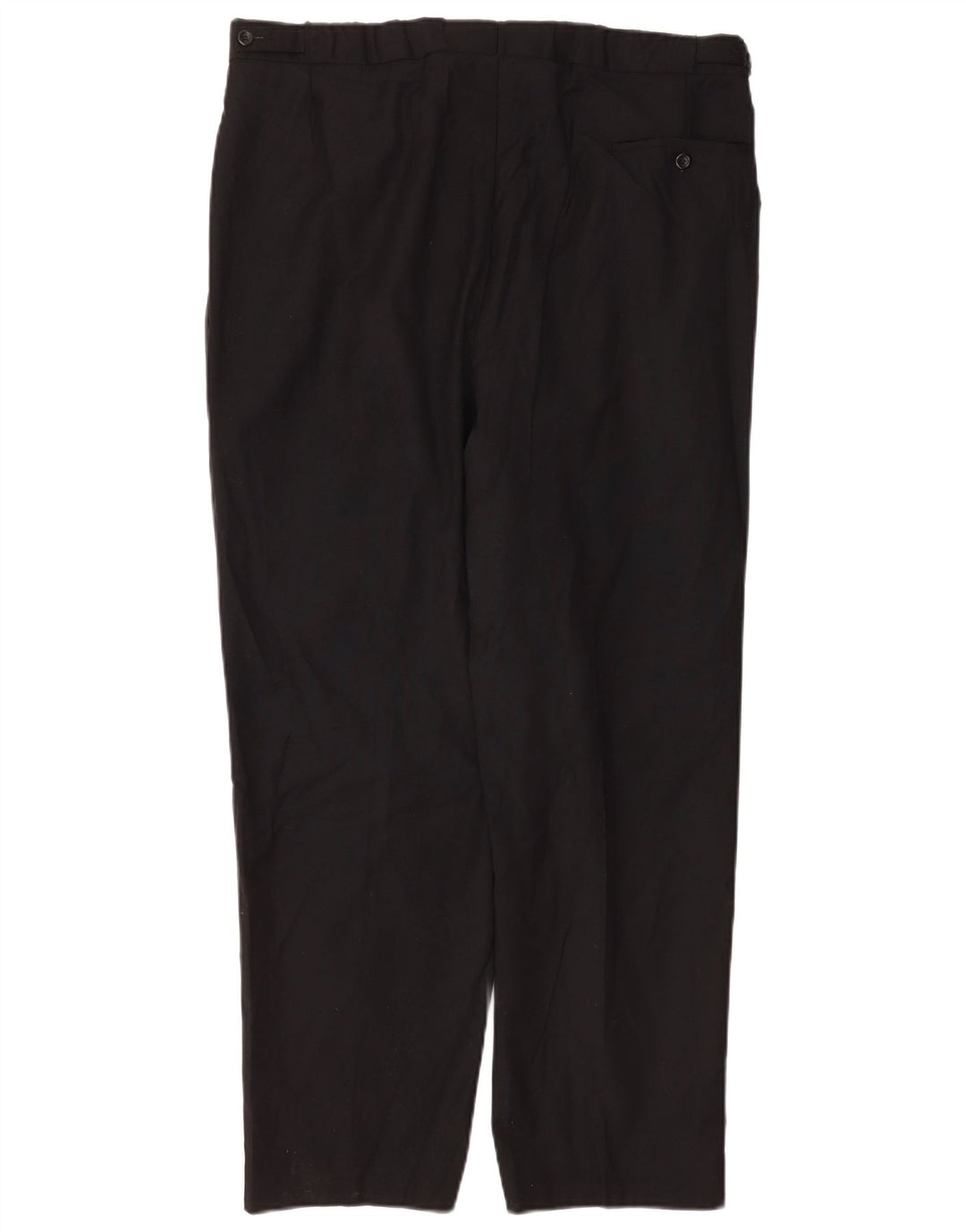 Pierre Cardin Herren-Anzughose mit Pegged-Anzug, W38, L29, schwarze Wolle