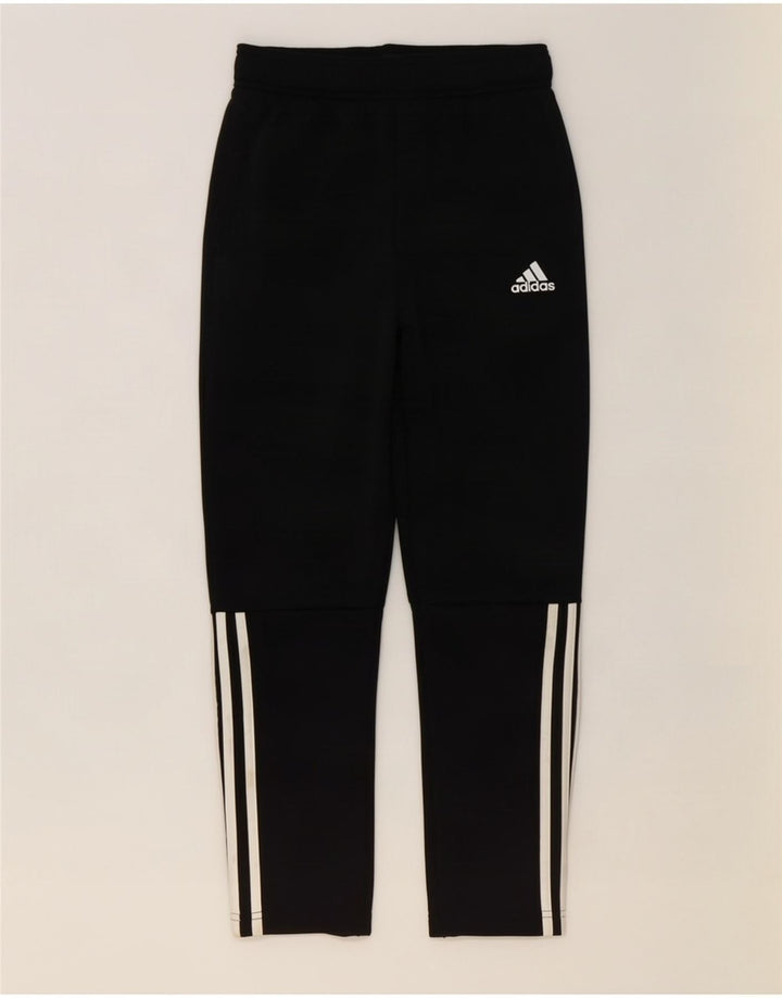 Adidas Trainingshose für Jungen, 9–10 Jahre, schwarzes Polyester