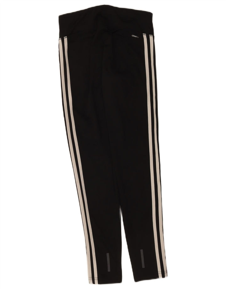 Adidas Damen Climalite Leggings UK 8/10 Small Schwarz Polyester