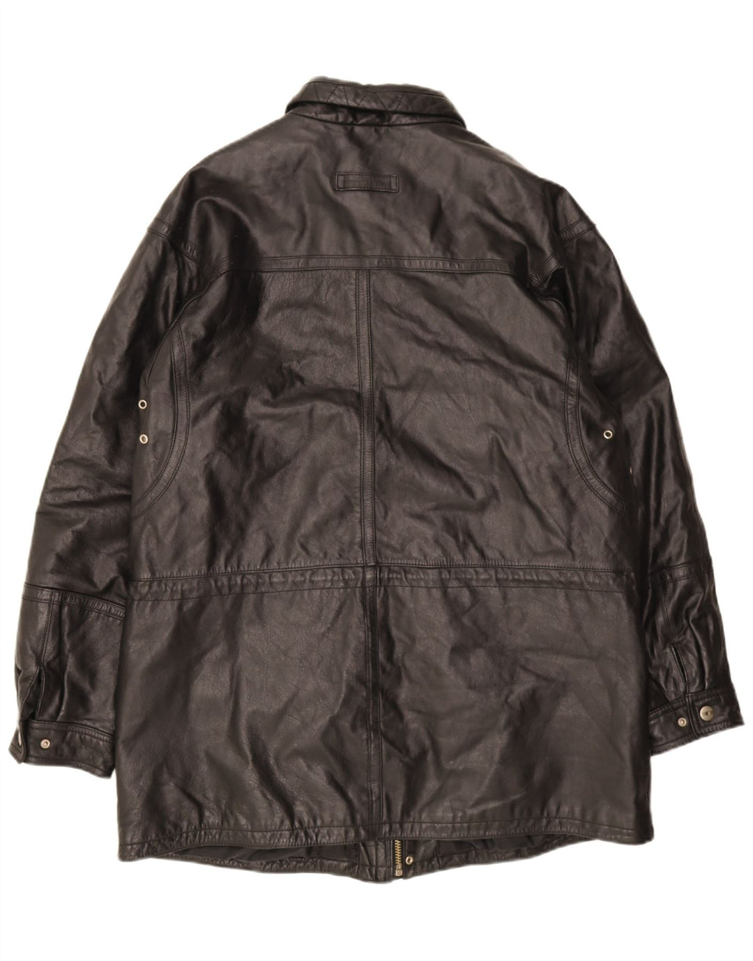 M. Flues Herren Lederjacke UK 40 Large Schwarz
