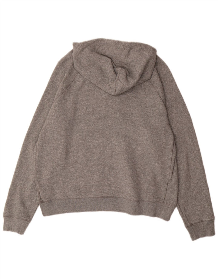 Nike Herren-Kapuzenpullover mit Grafik, groß, graue Baumwolle