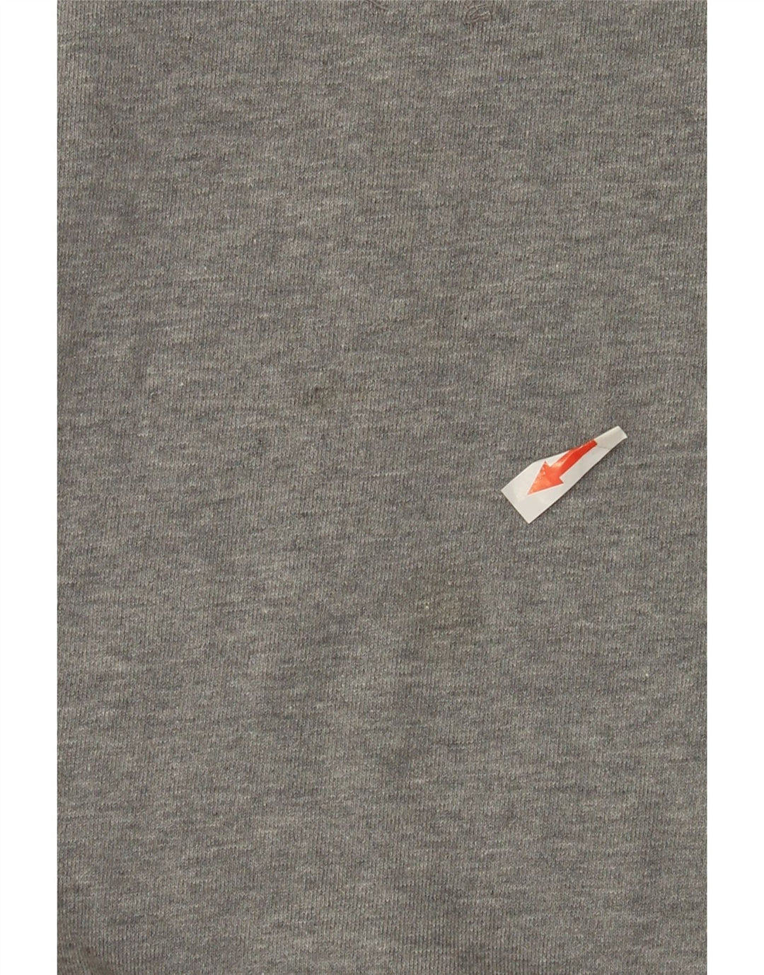 Marks & Spencer Herren-Sweatshirt-Pullover aus mittelgrau gefleckter Baumwolle