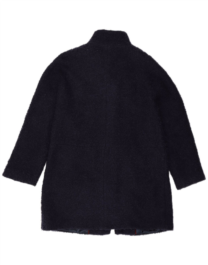 Monsoon Damenmantel UK 12 Medium Marineblau Polyester