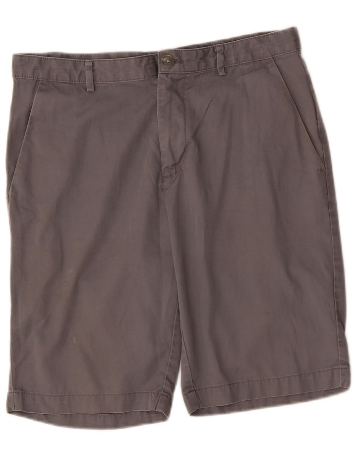 CALVIN KLEIN Herren Chinoshorts W30 mittelgraue Baumwolle