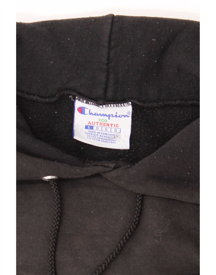 Champion Herren-Kapuzenpullover mit Grafik, Größe L, Schwarz